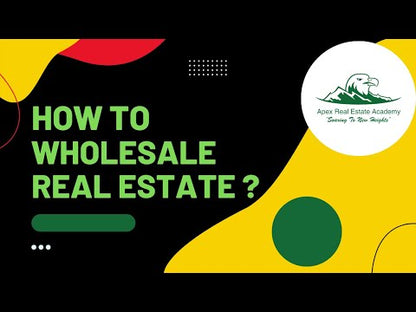Real Estate Wholesale Class